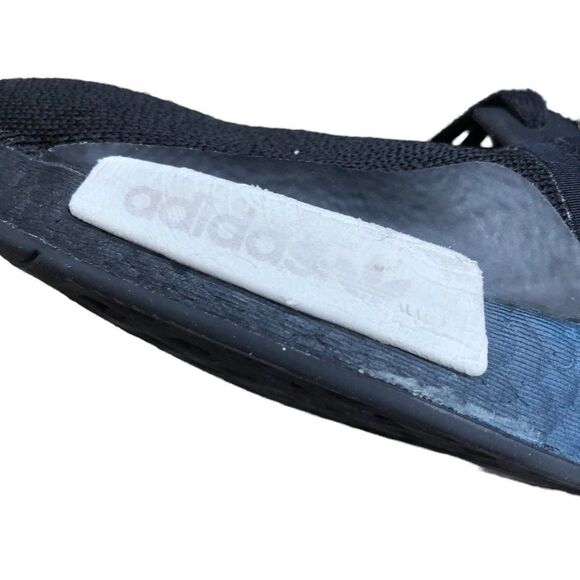 Rare 2020 Adidas NMD R1 Black Metal Grey Lush Blue Size 13 - Picture 13 of 16